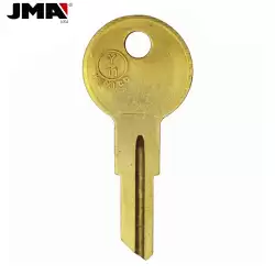 JMA Mechanical Metal Head Key Brass Finish Y11 / 9114 Yale Cabinet YA-44DE