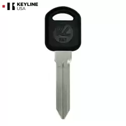 Mechanical Double-Sided Short 10-Cut Plastic Head Key For GM B89-P P1107