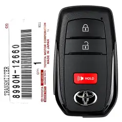 2026 Toyota GR Corolla Smart Remote Key 8990H-12660 HYQ14FTH 3 Button