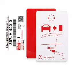 2026 Toyota RAV4 Hybrid OEM New NFC Key Card 897JH-42010