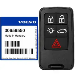 2008-2018 Volvo S60 / V60 / XC60 Smart Remote Key 30659550 KR55WK49266 5 Button