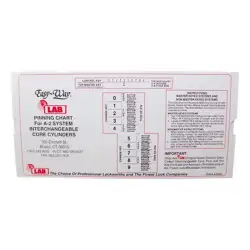 LAB Easy Way I-Core Pinning Slide Chart A2 System (LSC001)