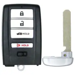 Smart Remote Key Shell for Acura ILX TLX 4 Button With Trunk