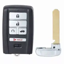 Smart Remote Key Shell for Acura 5 Button With Remote Start Key