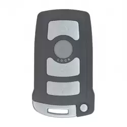 Key Fob Case For BMW CAS1 4 Buttons Silver