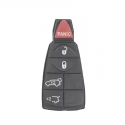 Remote Key Rubber Pad for Chrysler Jeep Dodge 4+1 Buttons SUV Turnk Style