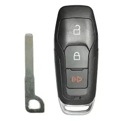 Smart Remote Shell for Ford Explorer, F-150 3 Button with Blade HU101