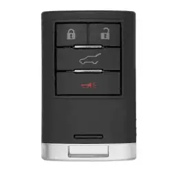 Smart Remote Key Shell for Cadillac 4 Button SUV for FCCID: M3N5WY7777A