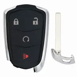 Smart Remote Key Shell for Cadillac 4 Button Remote Start HYQ2EB