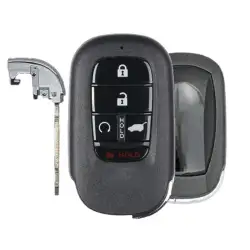 Smart Remote Key Shell for 2022 Honda Pilot, HR-V, CR-V 5 Button With Remote Start