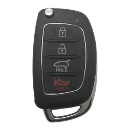 Flip Remote Key Shell For Hyundai Santa Fe 4 Button HY17 Blade