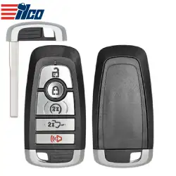 ILCO Smart Remote Key Shell for 2017-2021 Ford 5 Button SHELL-FORD-PRX5B4