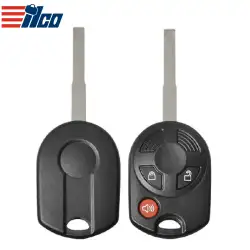 ILCO Remote Head Key Shell for 2012-2019 Ford 3 Button SHELL-FORD-RHK3B2