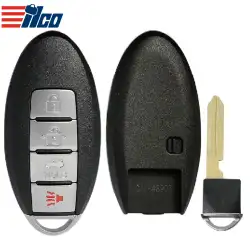 ILCO Smart Remote Key Shell for 2007-2015 Nissan 4 Button SHELL-NIS-PRX4B1