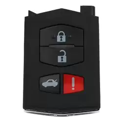 Flip Car Remote Shell without Header For Mazda 3+1 Button