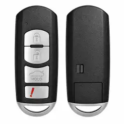 Remote Key Shell For Mazda with 4 Button Blade MAZ24R