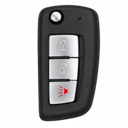 Flip Key Fob Case For Nissan Rogue 2+1 Buttons