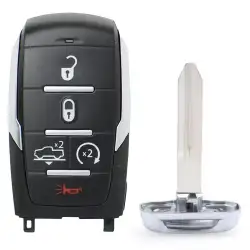 Smart Remote Key Shell for Ram 1500 5 Button for FCCID: OHT-4882056