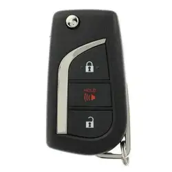 Flip Remote Key shell for Toyota 3 Button