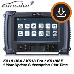 Lonsdor K518 USA / K518 Pro / K518ISE Device 1 Year Update Subscription for 1st Time
