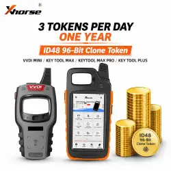 Xhorse ID48 96-Bit Clone Token Package – 3 Tokens Per Day for 1 Year