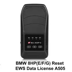 Yanhua ACDP BMW 8HP Reset EWS Data A505 License Working With ACDP Module 11/19/34/40