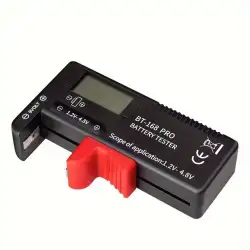BT-168D PRO Battery Tester – Digital Battery Voltage Checker for 1.5V & 9V Batteries