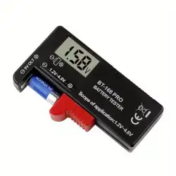 BT-168D PRO Battery Tester – Digital Battery Voltage Checker for 1.5V & 9V Batteries