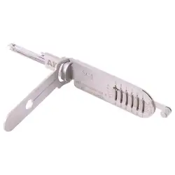 AKK SC4 6 Pin Schlage Anti Glare 2-in-1 Pick & Decoder Residential