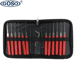 GOSO 16 Pcs Barrel Unlocking Lock Pick Set