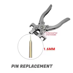 Locksmith Tool 1.4mm/1.6mm/1.8mm pin for HUK key fixing tool flip key vice 