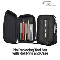 Pin Replacing Tool Set with Roll Pins and Case