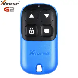 Xhorse Universal Wired Remote Key Garage Door 2nd Gerneration Blue Color XKXH24EN (New Version of XKXH04EN)