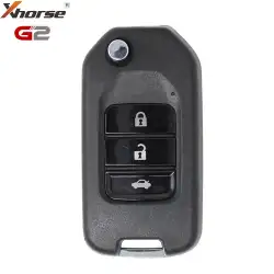 Xhorse Universal Wire Flip Remote Key 2nd Generation Honda Type 3 Button XKHO20EN (New Version of XKHO00EN)