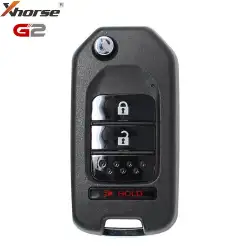 Xhorse Universal Wire Flip Remote Key 2nd Generation Honda Style 3 Button XKHO22EN (New Version Of XKHO02EN)