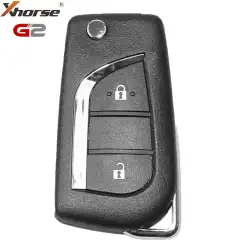 Xhorse Universal Wire Flip Remote Key 2nd Generation Toyota Style 2 Button XKTO21EN