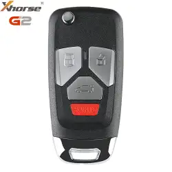 Xhorse Universal Wire Remote Flip Key 2nd Generation Audi Style XKAU22EN  (New Version of XKAU02EN)