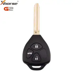 Xhorse Universal Wired Remote Key 2nd Generation Toyota Style XKTO23EN (New Version of XKTO03EN)