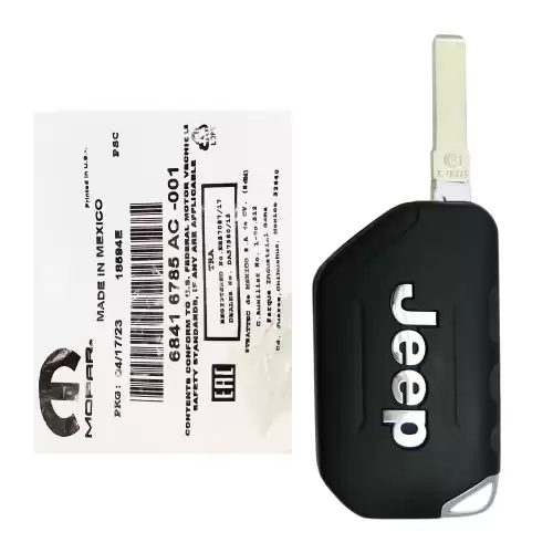 Jeep Wrangler Gladiator Smart Flip Key 68416785AC OHT1130261