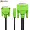 Magnus flexible nylon-braided main data cable for AutoProPAD FULL, BASIC, G2 and Core. Thumb screw lockdowns, in-line power port, flex guard fittings, 5 ft. thumb