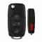 1997-2005 Flip Remote Key for Audi 4D0837231E MYT8Z0837231-0 thumb