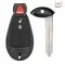 Fobik Proximity Remote Key For Chrysler Jeep Dodge 56046733 IYZ-C01C-0 thumb