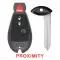 Fobik Proximity Remote Key For Chrysler Dodge IYZ-C01C,4 Button Remote Start-0 thumb