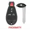 Fobik Proximity Remote Key For Chrysler Dodge IYZ-C01C 5 Buttons-0 thumb