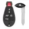 Fobik Remote Key For Jeep Grand Cherokee, Commander 6 Buttons IYZ-C01C, M3N5WY783X-0 thumb