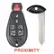 Fobik Proximity Remote Key For Chrysler Dodge VW IYZ-C01C with 7 Buttons-0 thumb