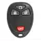 Keyless Entry Remote Key For GM KOBGT04A 15114374, 5927410 4 Button-0 thumb