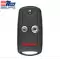 2007-2013 Flip Remote Key for Acura MDX RDX 35111-STX-325 N5F0602A1A ILCO LookAlike-0 thumb