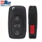 ILCO LookAlike Flip Remote Key for Audi 4D0837231M MYT8Z0837231 FLIP-AUDI-4B1-0 thumb
