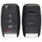 Kia Rio Flip Remote Key 95430-1W023 TQ8-RKE-3F05 ILCO LookAlike thumb